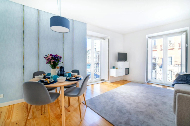 Blue by the River 2 - elegant two-bedroom in Santos