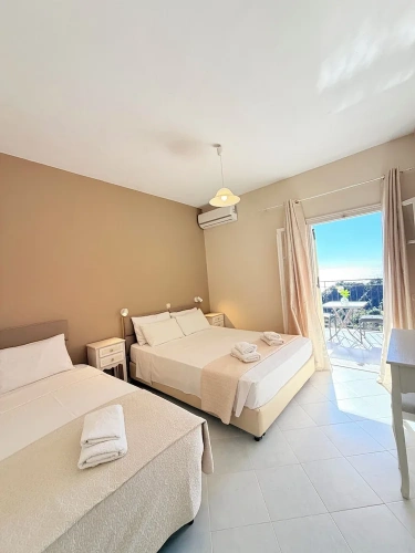 1 Bedroom Standard Double Studio with balcony and with sea view