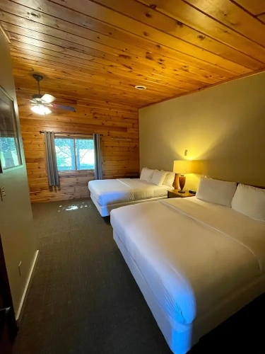 Economy Quadruple room with land view