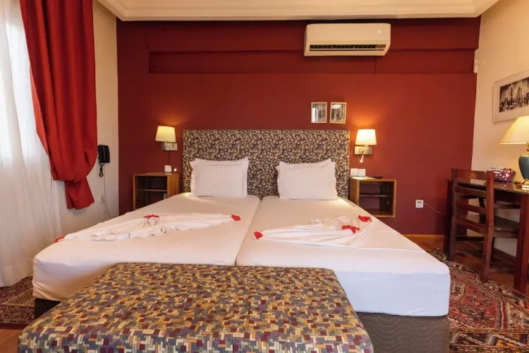 Deluxe Twin room with balcony and with pool view