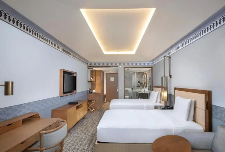 Deluxe Twin room with balcony and with river view