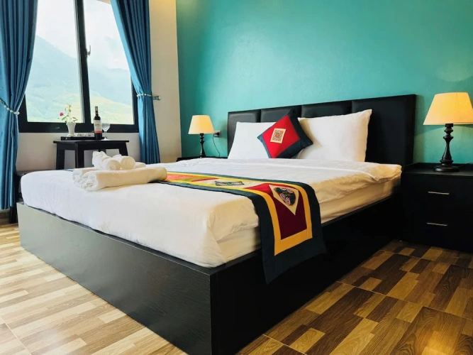 Deluxe Double room with balcony and with mountain view