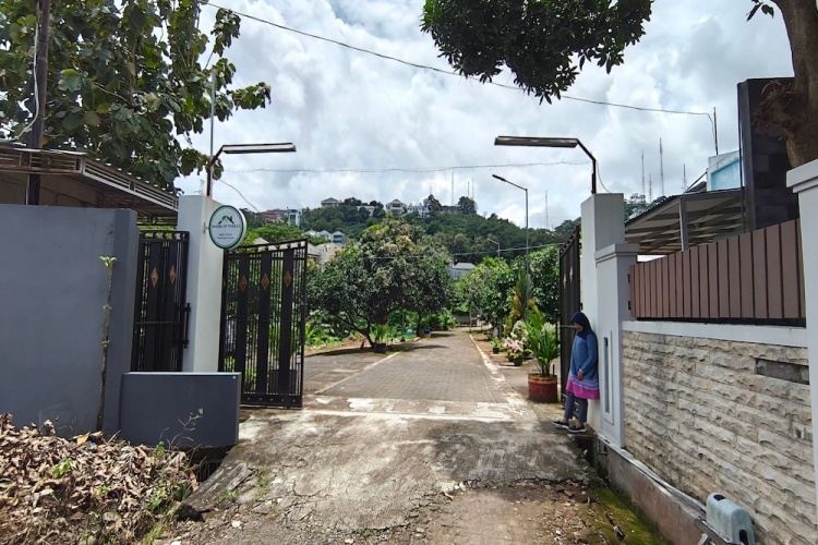 Outside