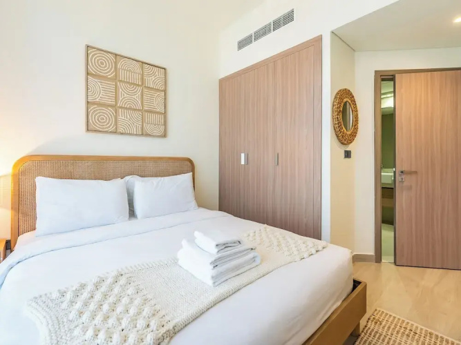 Condo With Burj Khalifa View In City