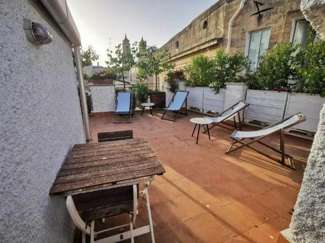 Apartment with balcony and with view