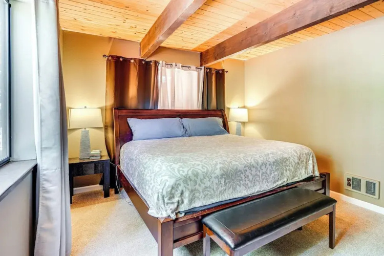 Cabin Getaway Near Big Trees Park: Game Room, Deck