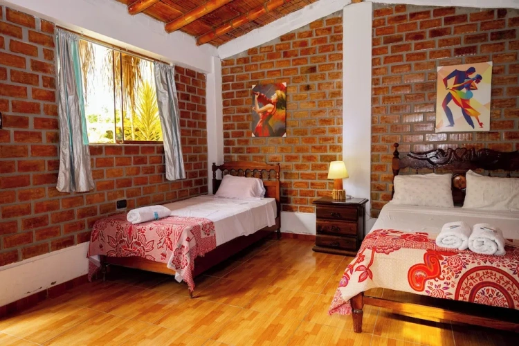 1 Bedroom Standard Triple Family room with garden view