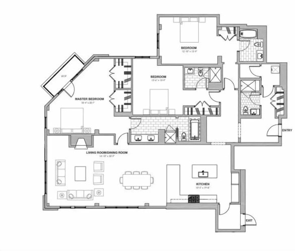 1 Bedroom Standard Double room
