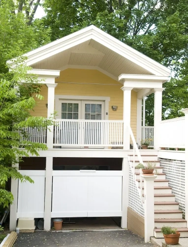 Cottage with balcony