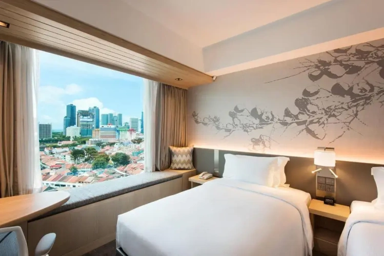 Deluxe Twin room with city view