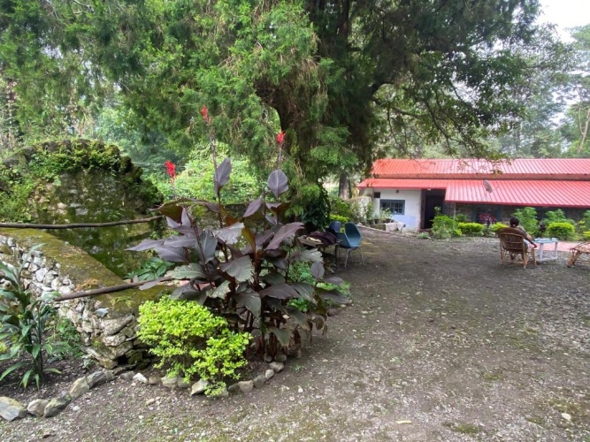 Outside
