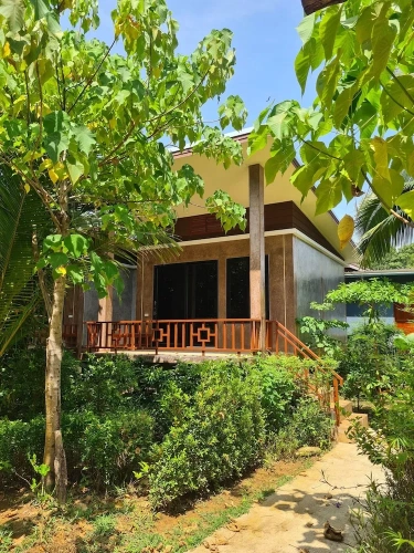 Superior Quadruple Bungalow with balcony and with garden view