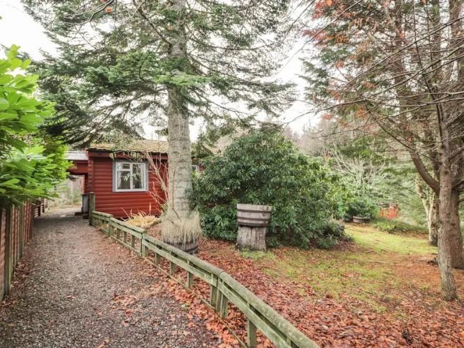 Cottage with balcony