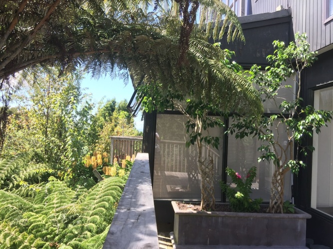 Outside