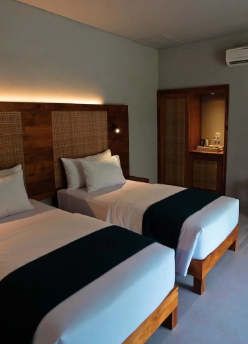 Deluxe Twin room with balcony and with view