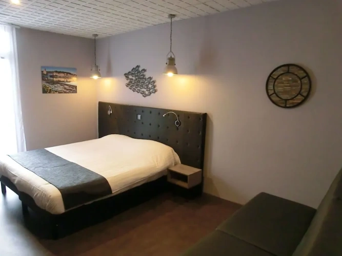 Standard Quadruple room with balcony and with sea view