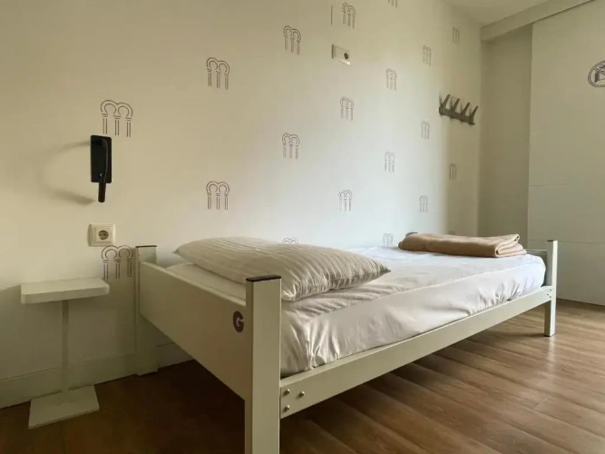 Bed in Dorm with view