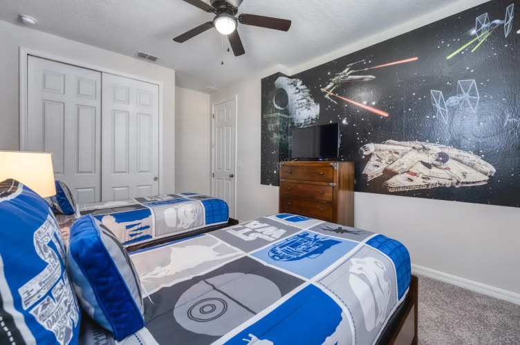 Spacious home with private pool near Disney