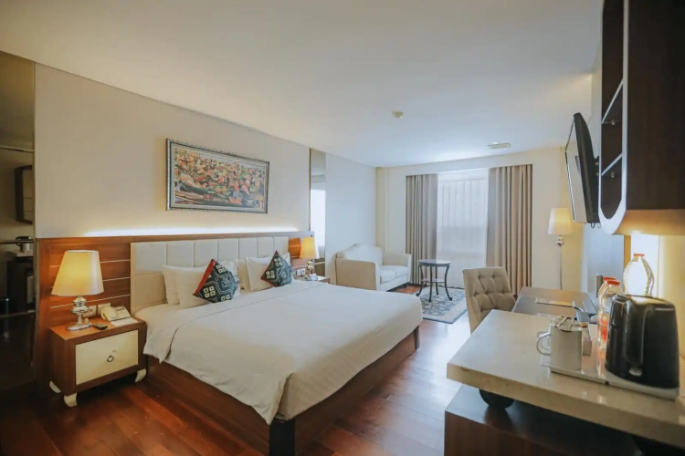 Executive Double room with balcony and with view