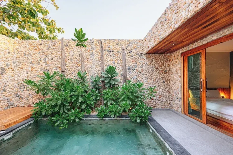 Deluxe Double Suite with pool view