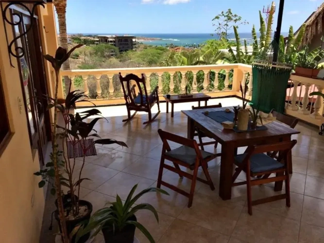 Studio with balcony and with ocean view