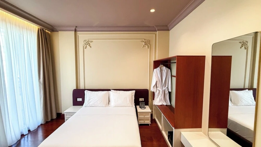 Deluxe Double room with balcony and with city view