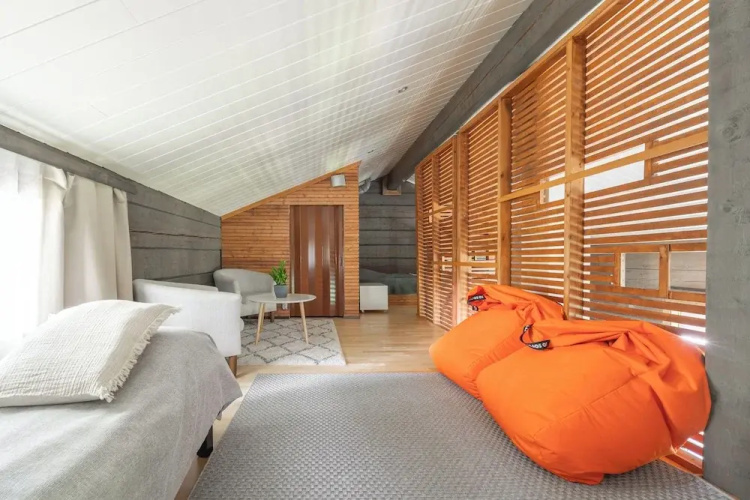 Comfy Cabin in Tahko  with Hot Tub. Private Sauna