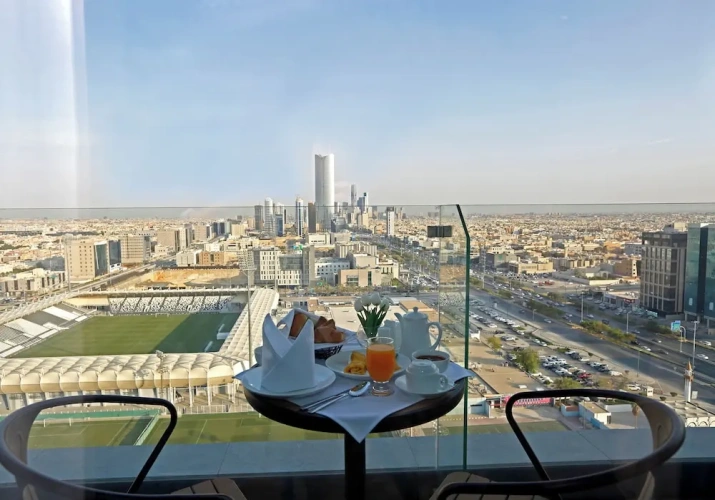 Deluxe Twin room with balcony and with city view