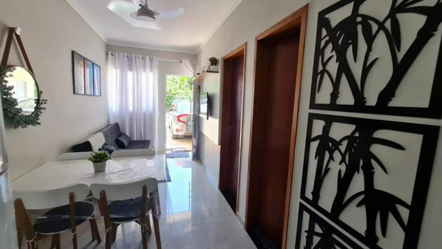 Apartamento Ubatuba com área gourmet