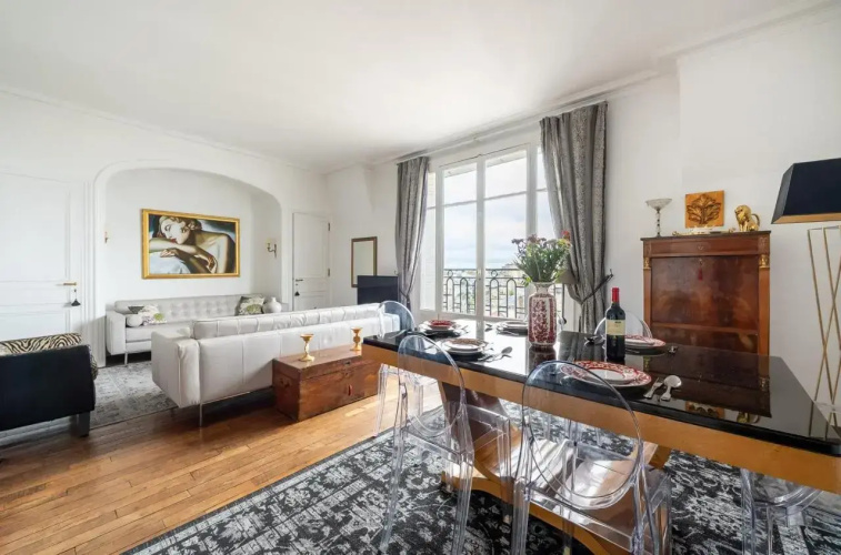 Luxeux T2 de 85m2 vue sur la Tour Eiffel