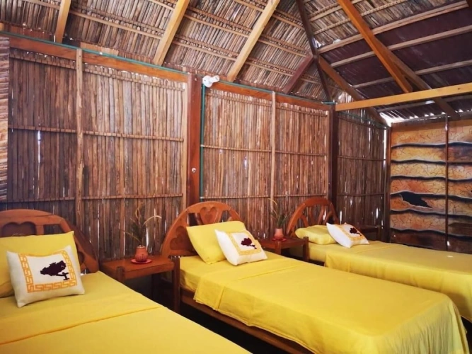 Standard Triple room with courtyard view