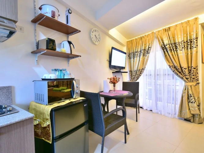 Studio with balcony