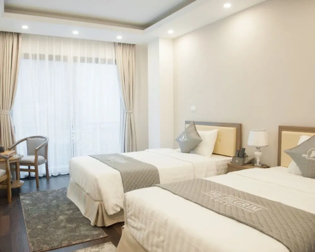 Deluxe Twin room with balcony and with city view