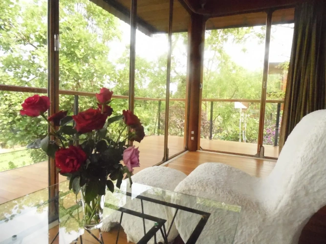 Deluxe Double room with balcony and with view