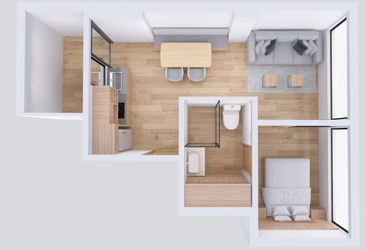 1 Bedroom Deluxe Apartment