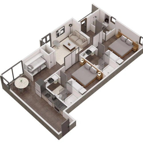 Guest rooms