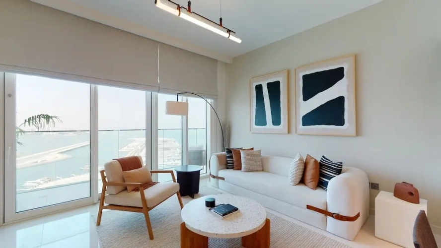 2 Bedrooms Luxury Apartment with balcony and with sea view