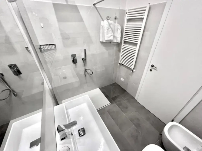 Standard Triple room with balcony and with sea view