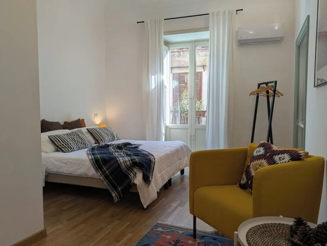 Standard Double room with balcony and with city view