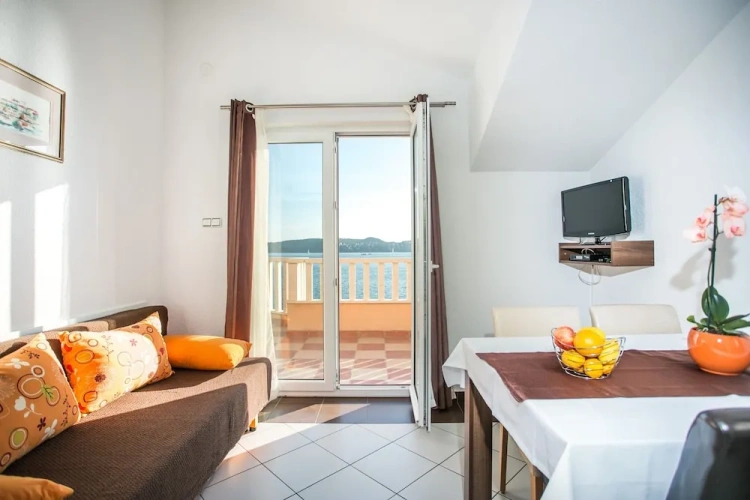 Double Apartment with balcony and with sea view
