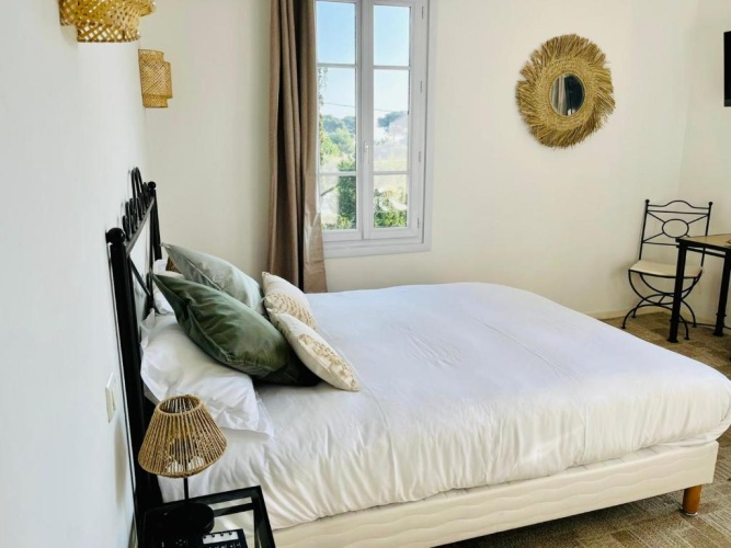 Superior Double room with balcony and with pool view