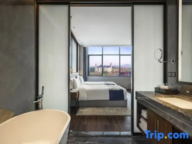 Deluxe Twin room with pool view