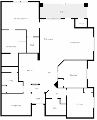3 Bedrooms Apartment with balcony