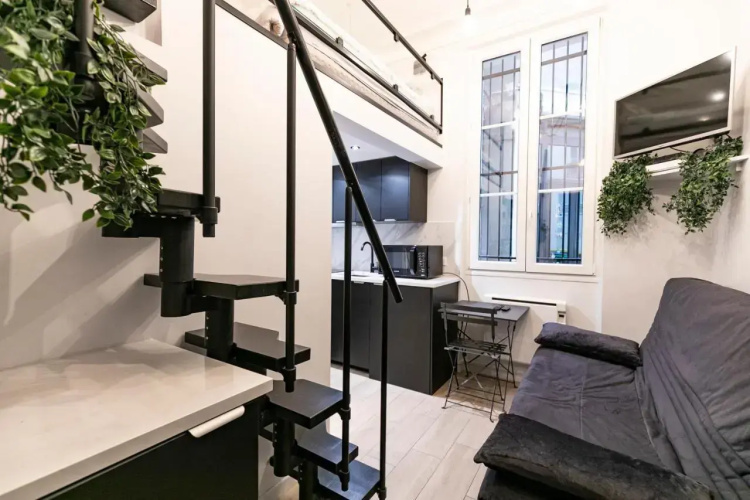 Le studio de belleville 2 à 4 personnes