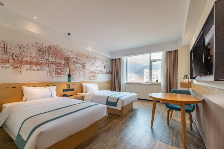 Standard Twin room with mountain view