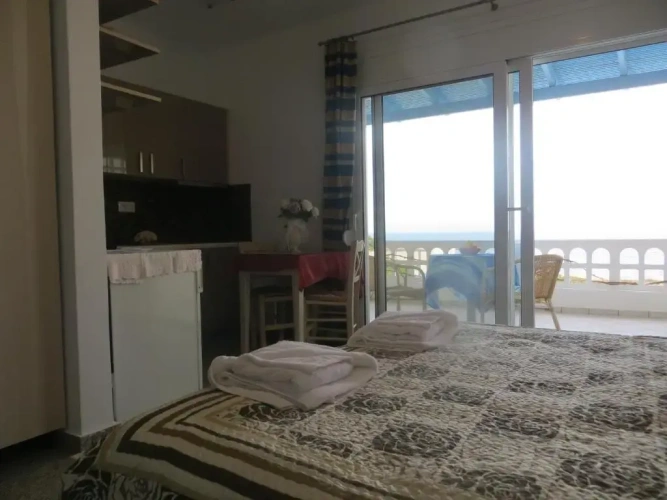 Studio with balcony