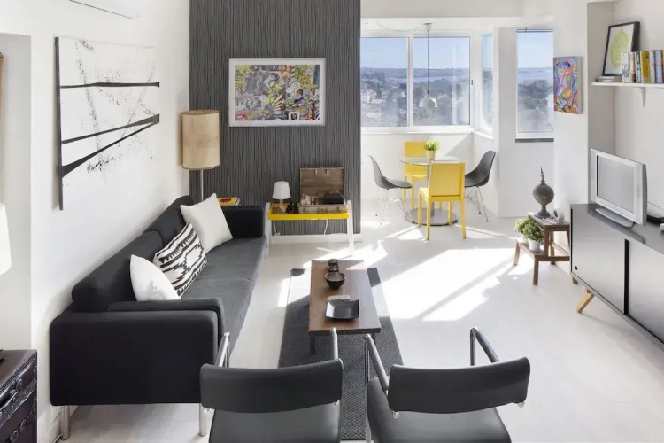 Prime Apartments White and Yellow