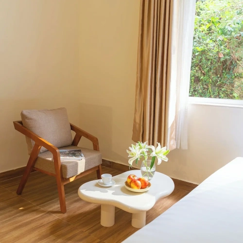 Superior Quadruple room with garden view