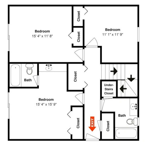 4 Bedrooms Studio