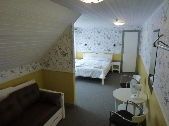 Deluxe Family room with balcony and with view